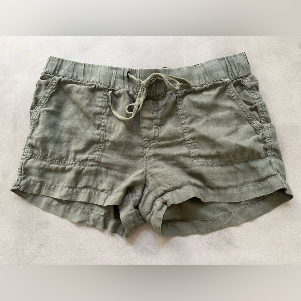 Caslon Linen Blend Shorts - Picture 6 of 7